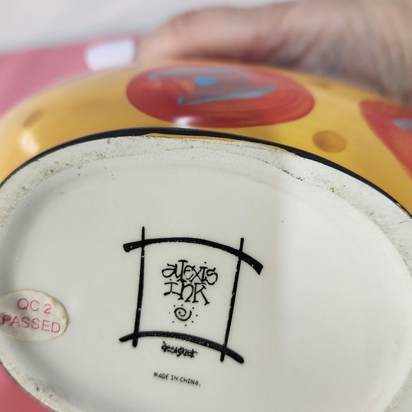 Alexis Ink C Iolorful Polka Dot Teapot - Picture 3 of 10